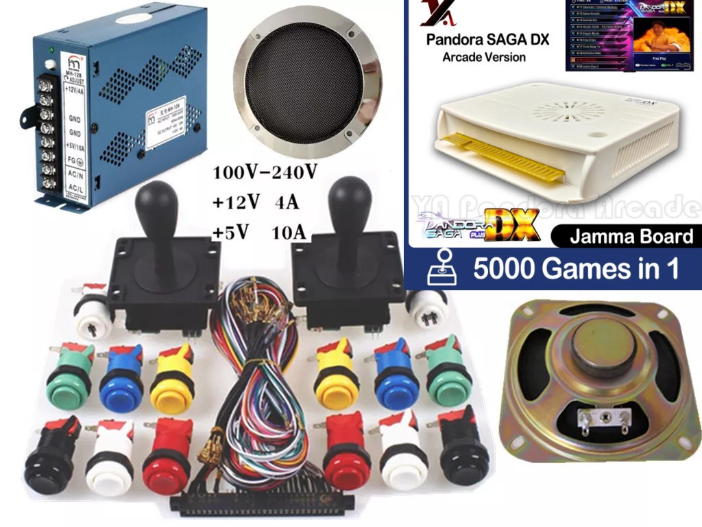 Pandora box SAGA DX Special 5000 in 1 Arcade JAMMA kit  HDMI VGA CRT