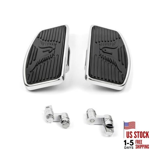 Adjustable Motorcycle Front Floorboards Foot Pegs Compatible with Harley