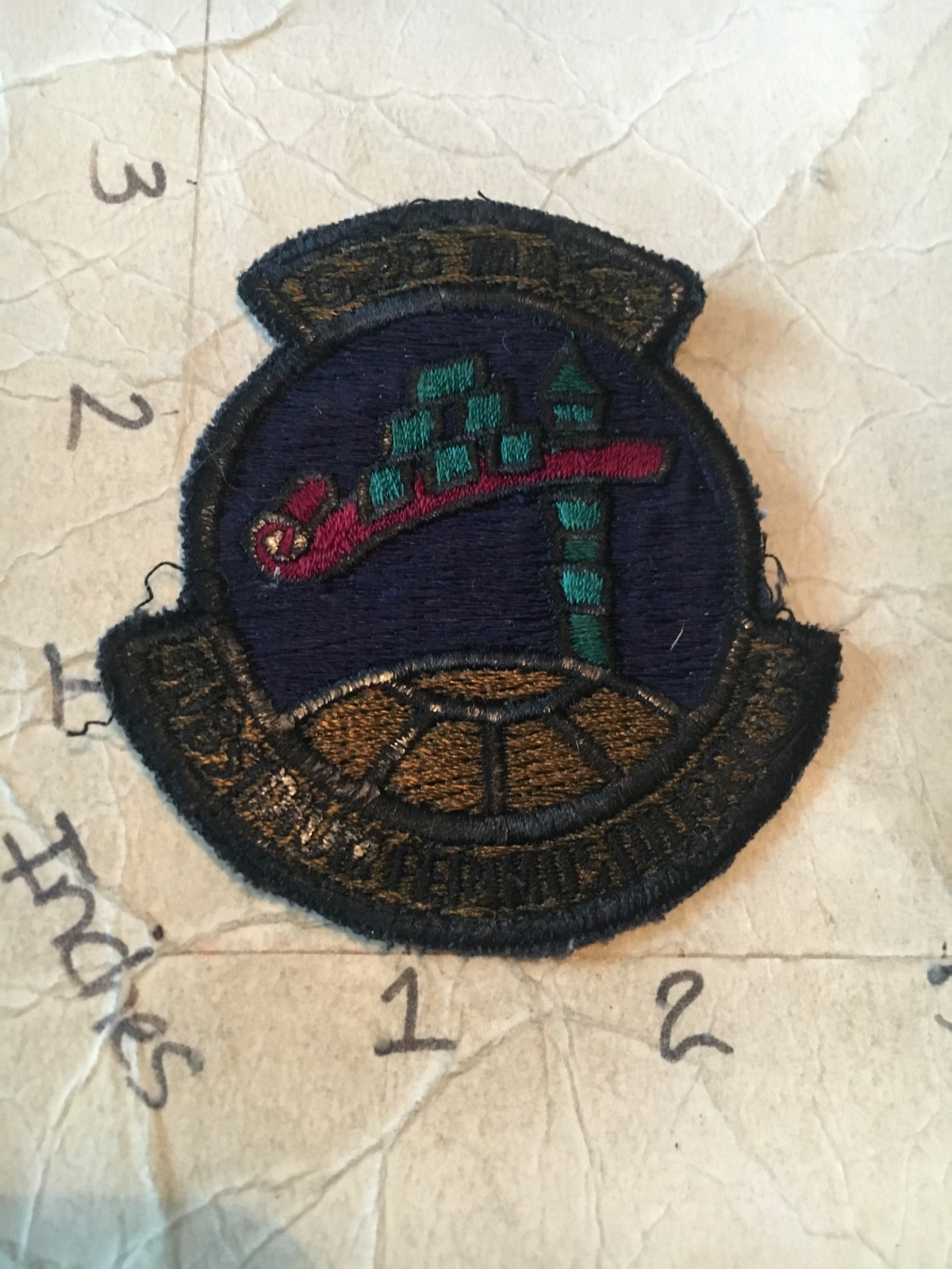 USAF 628th Military Airlift Support Squadron subdued patch 8/18/25