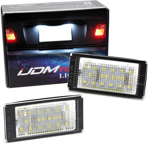 OEM-Fit 3W Full LED License Plate Light Kit Compatible With 1998-2003 E46 Pre-LC