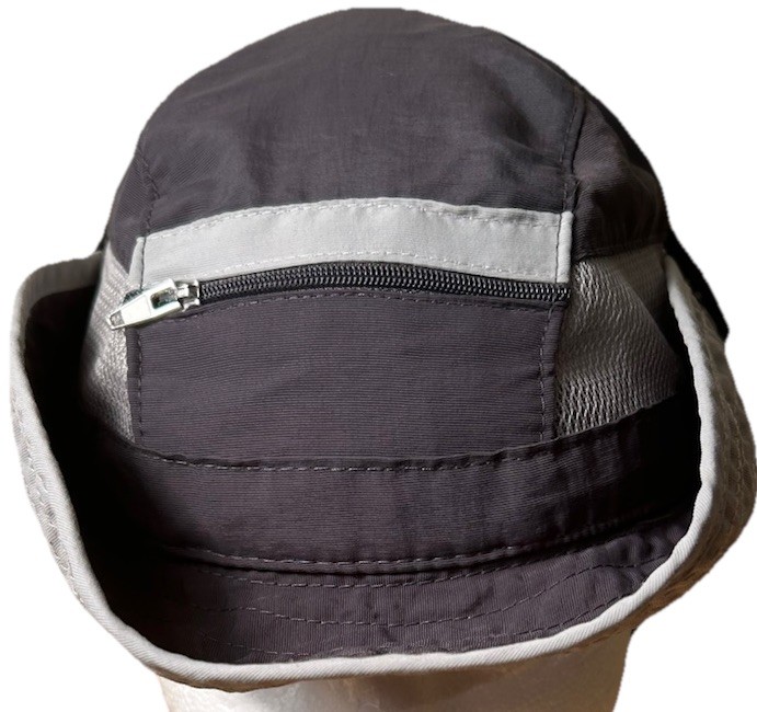 Explorer Bucket Sun Protection Hat Zipper Pocket Drawstring  Outdoor Juniper