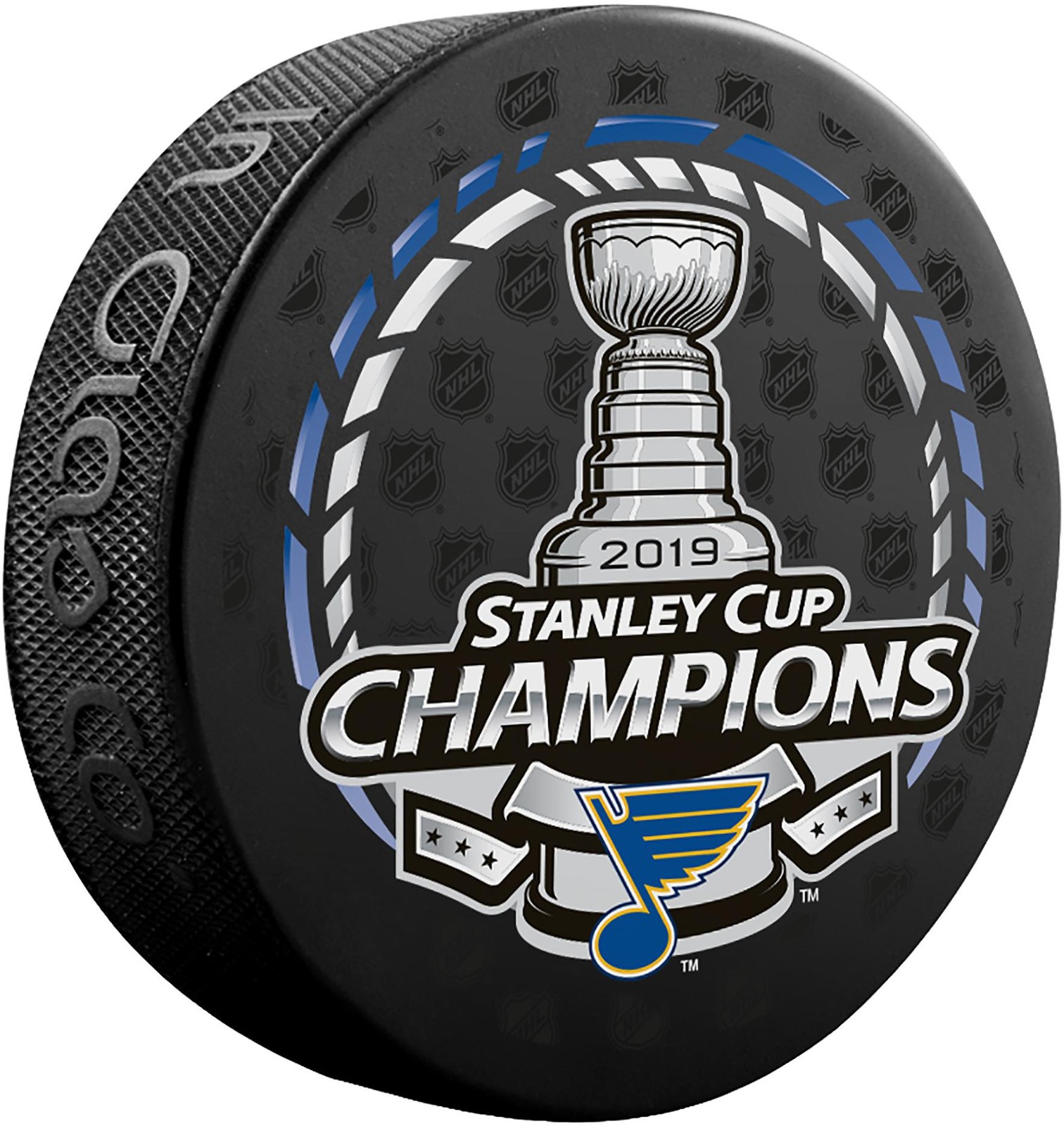 St. Louis Blues Unsigned 2019 Stanley Cup Champions Logo Hockey Puck - Fanatics
