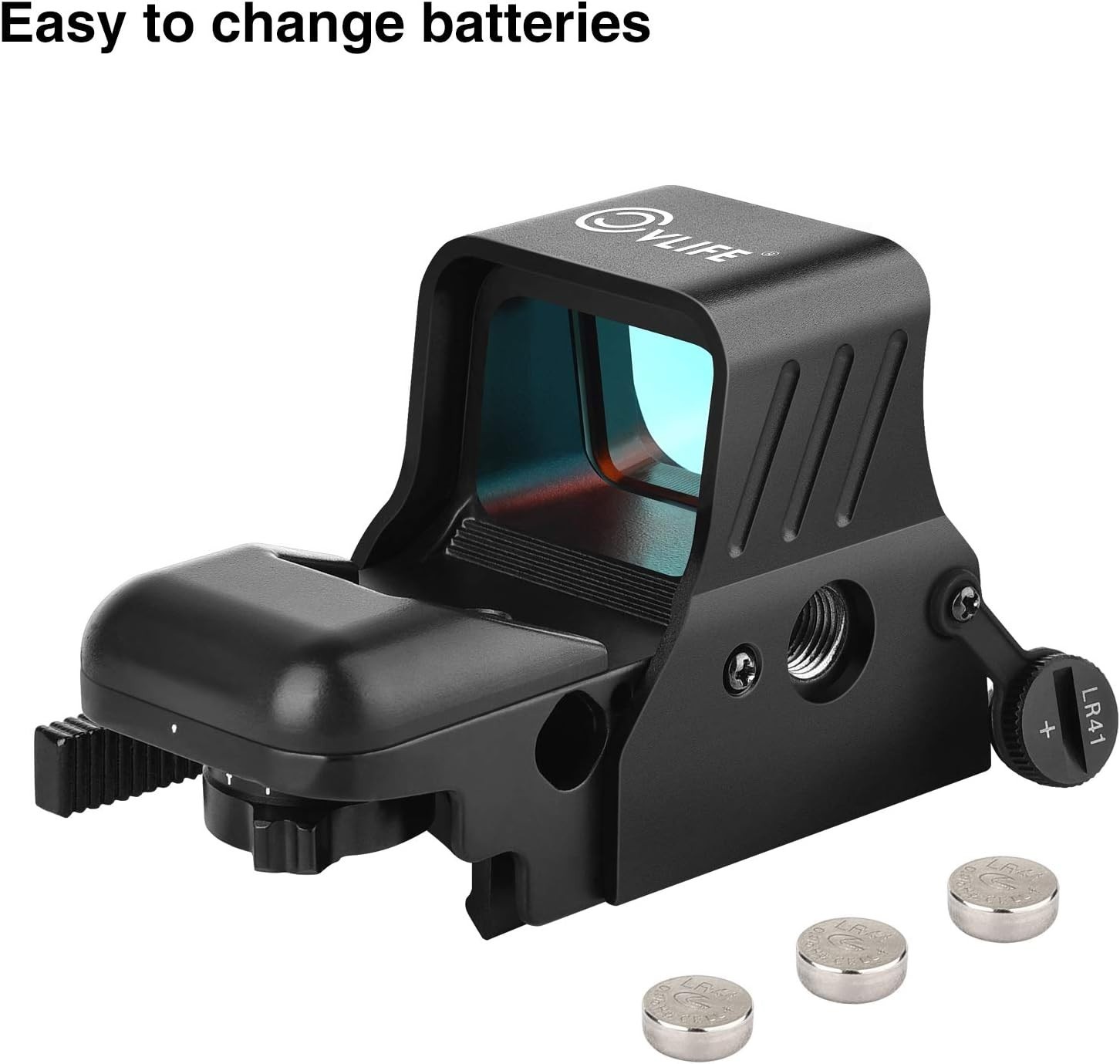 33mm Wide Objective Red Dot Optics with Shockproof Design - Tactical Advantage