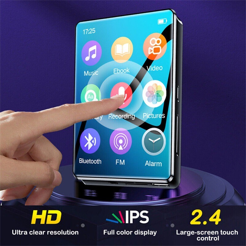 NEW2.4" Touch Screen MP3 MP4 Player Lossless Sound HIFI Music FM Radio Portable