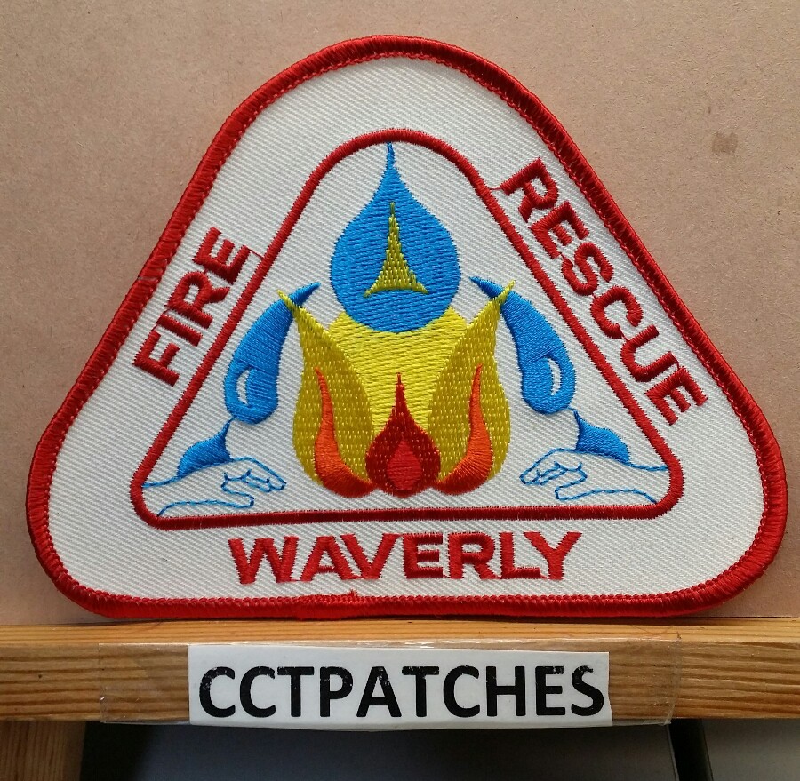 WAVERLY, IOWA FIRE RESCUE SHOULDER PATCH