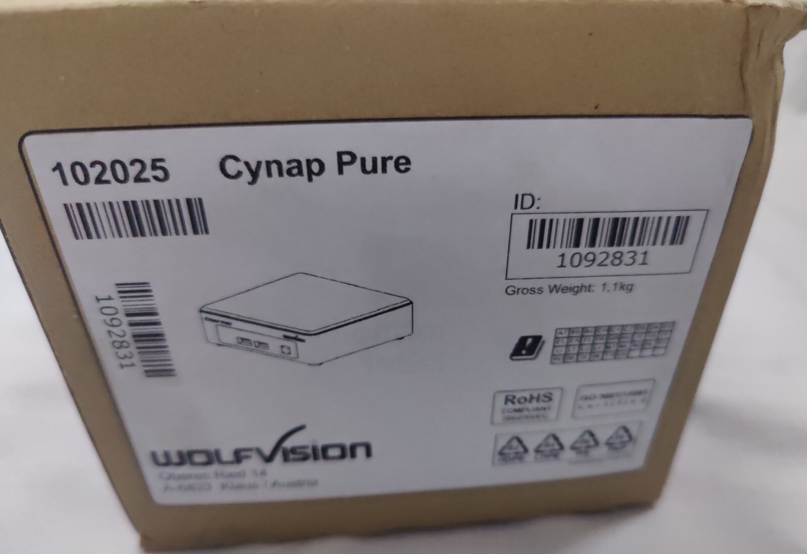 WolfVision Cynap Pure 102025 Wireless presentation and collaboration systems