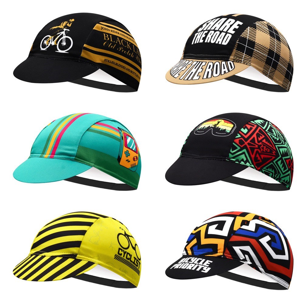 Leopard Flower Cycling Cap Summer Anti-UV Hat Unisex Breathable Bicycle Bike Hat