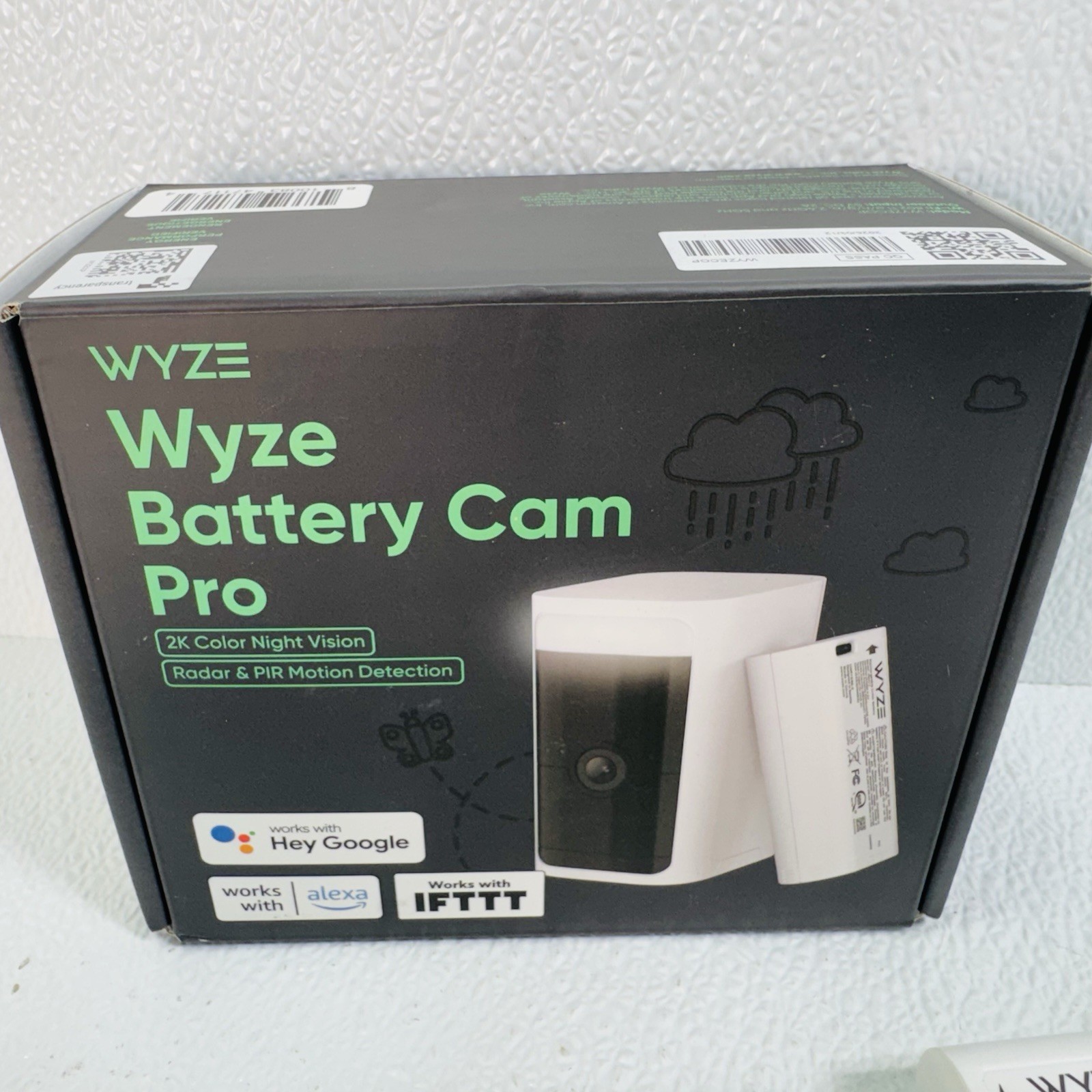 Wyze WYZECOP Battery Cam Pro Security Camera - White