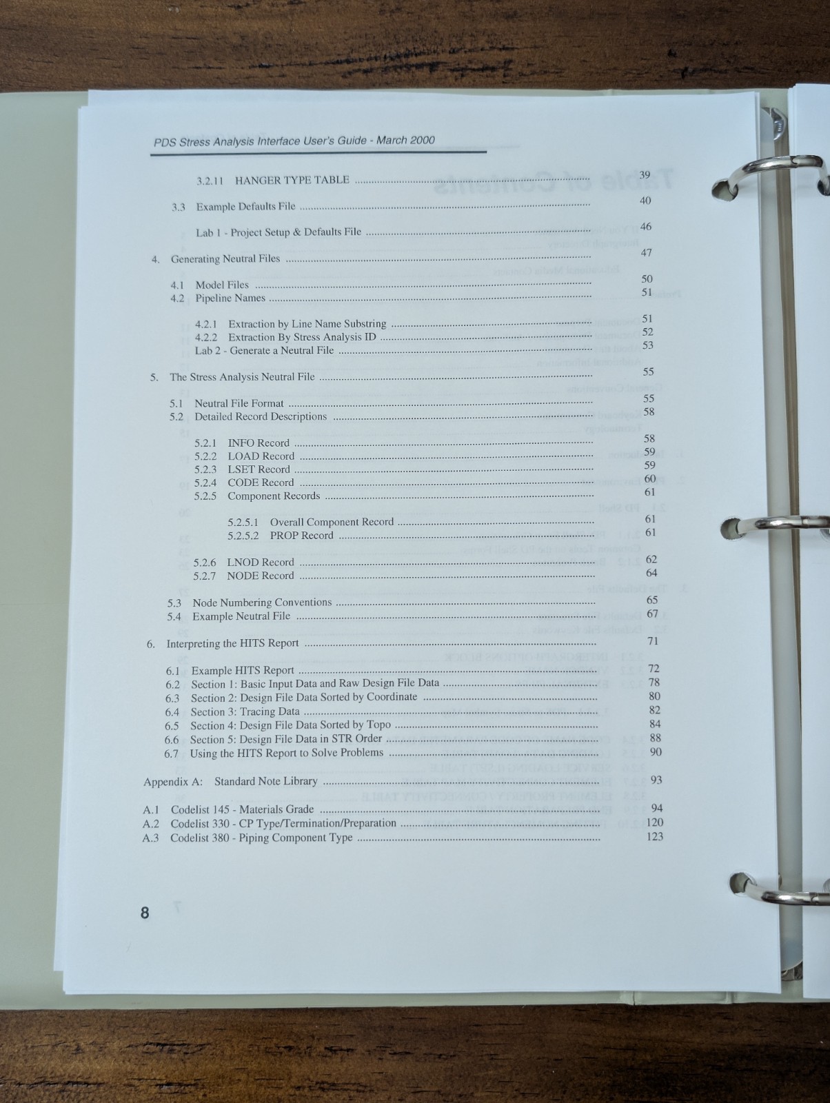 Intergraph PDS Stress Analysis Interface PD_Stress User's Guide March 2000