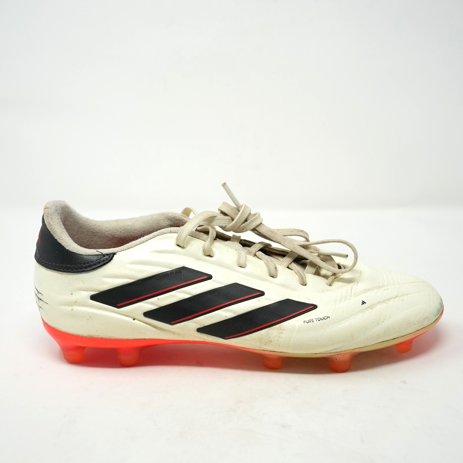 Adidas Copa Pure 2 Pro FG Solar Energy Ivory Black Red US 8