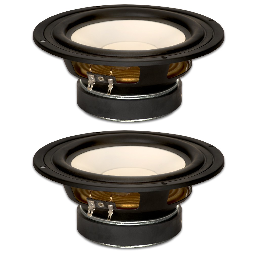 2 Goldwood Sound GW-S650/8 Poly Cone 6.5" Woofers 170 Watt each 8ohm Speakers