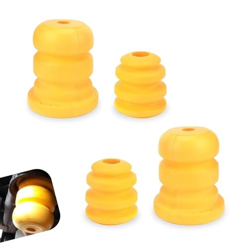 4PCS Car Front Rear Bump Stopper, Car Suspension Buffer Rubber Pad, Front/Rear