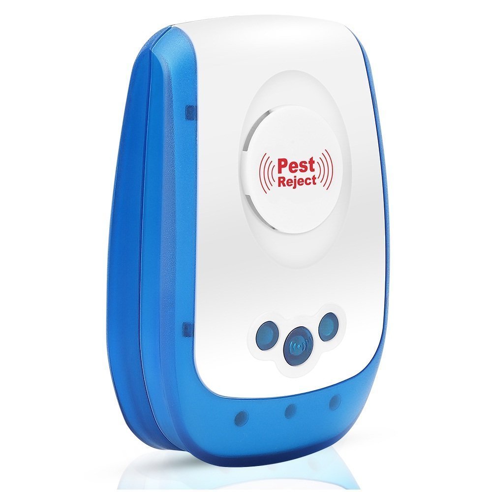 PEST REJECT ELECTRONIC PEST REPELLING AID FOR RODENTS, ROACHES, ANTS & SPIDER