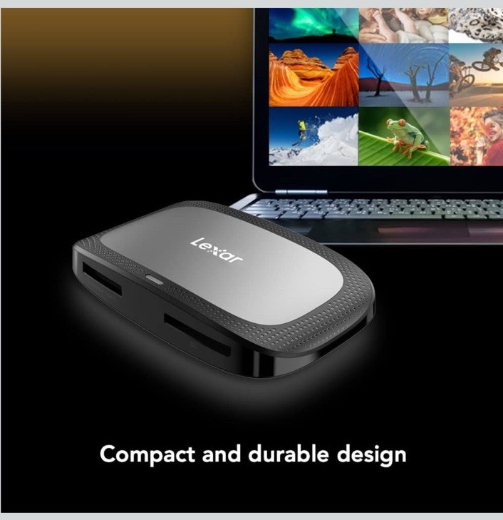 🔥Lexar Professional CFexpress Type-A/SD USB 3.2 Gen 2 Reader #LRW530U-RNBNG