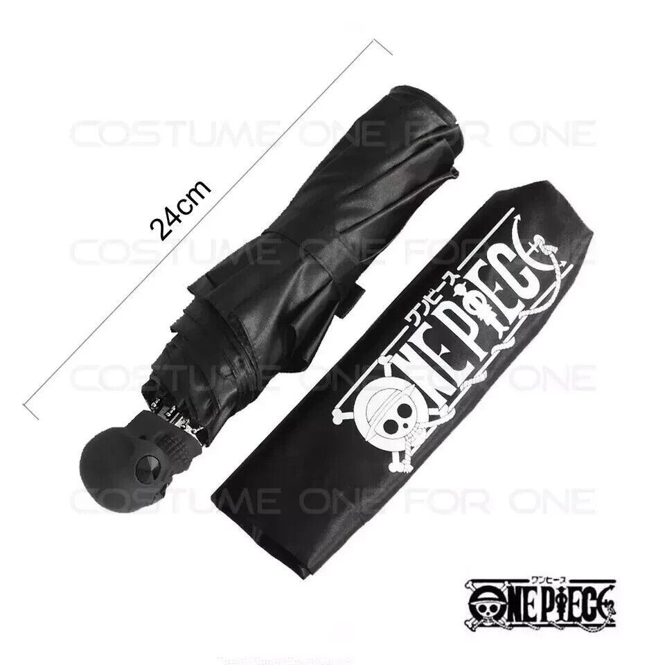 One Piece Black Compact Folding Waterproof Umbrella Good Gift Sale