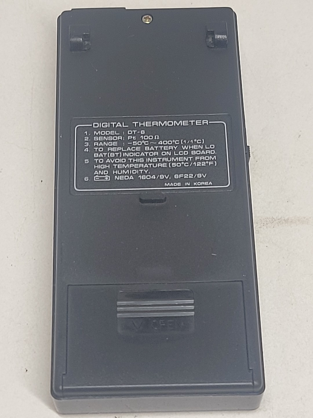 Platinum Digital Thermometer, Interstate Electric Model DT-6