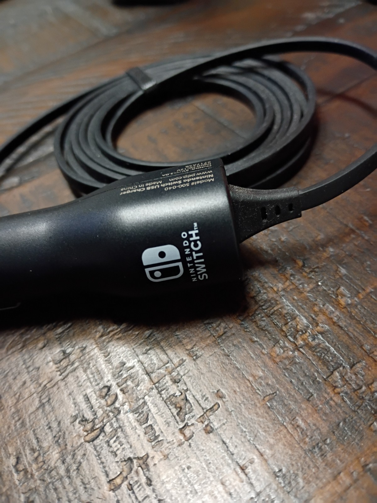 Official Play and Charge Car Adapter for Nintendo Switch NEW out of packaging