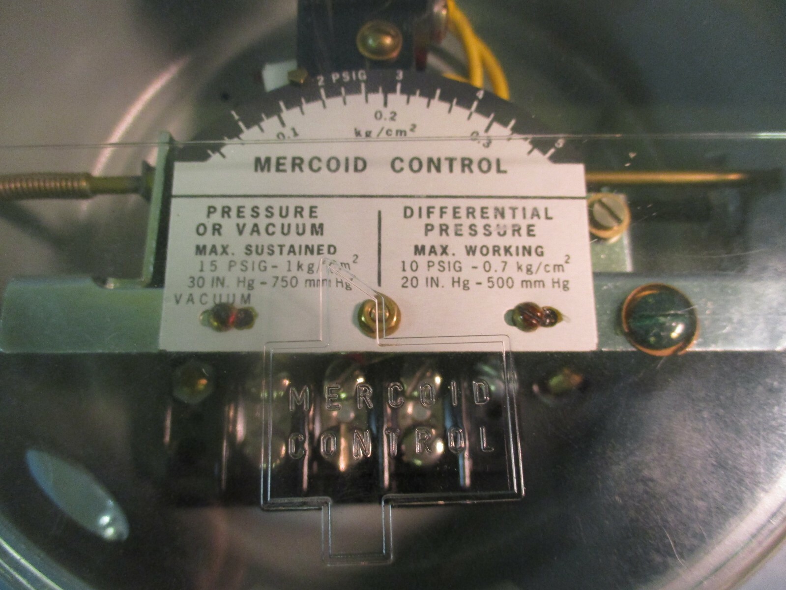 Mercoid Control Pressure Switch PR-7000-153-P2 NWOB