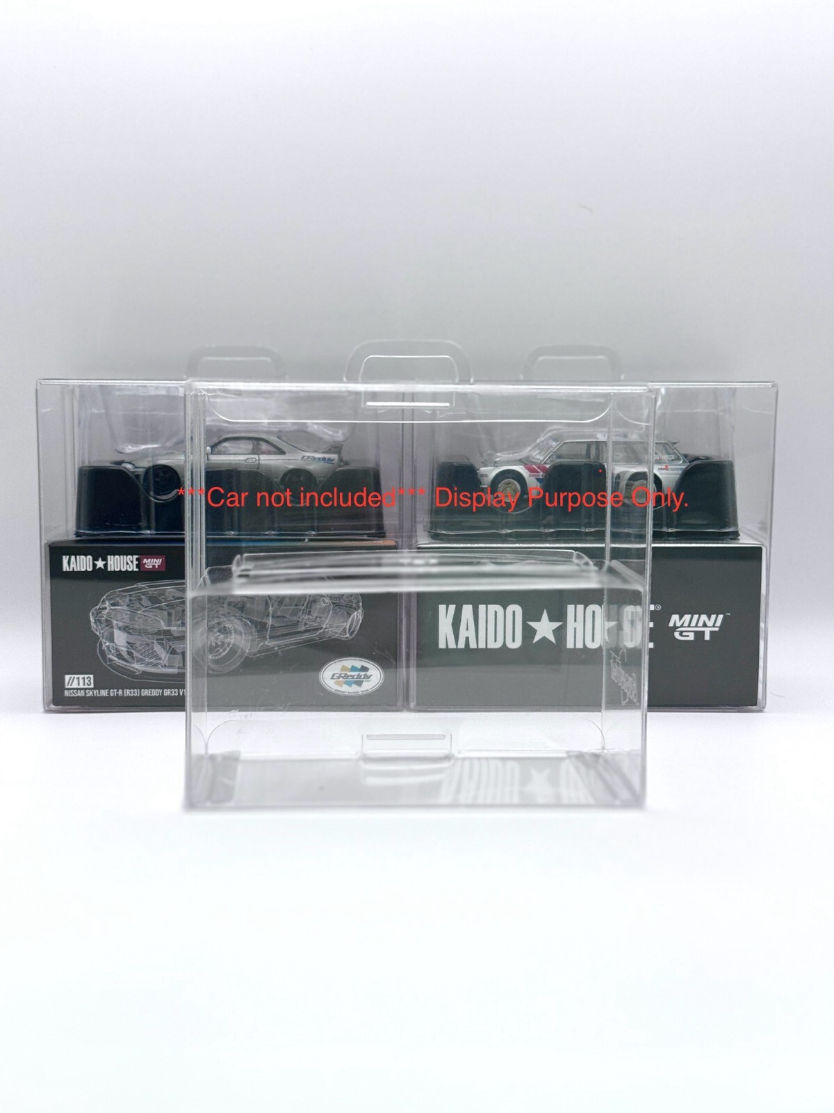 Guardtek Display Protector Case for Kaido House x Mini GT (5 pcs)