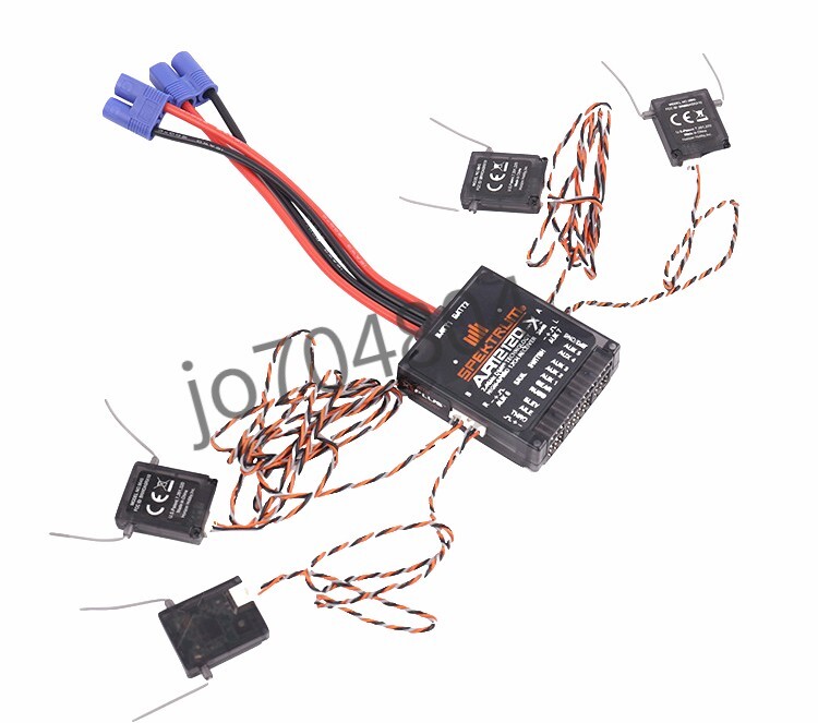 For SPEKTRUM AR12120 2.4G 12-Channel DSM-X PowerSafe Receiver with 4 Satellites
