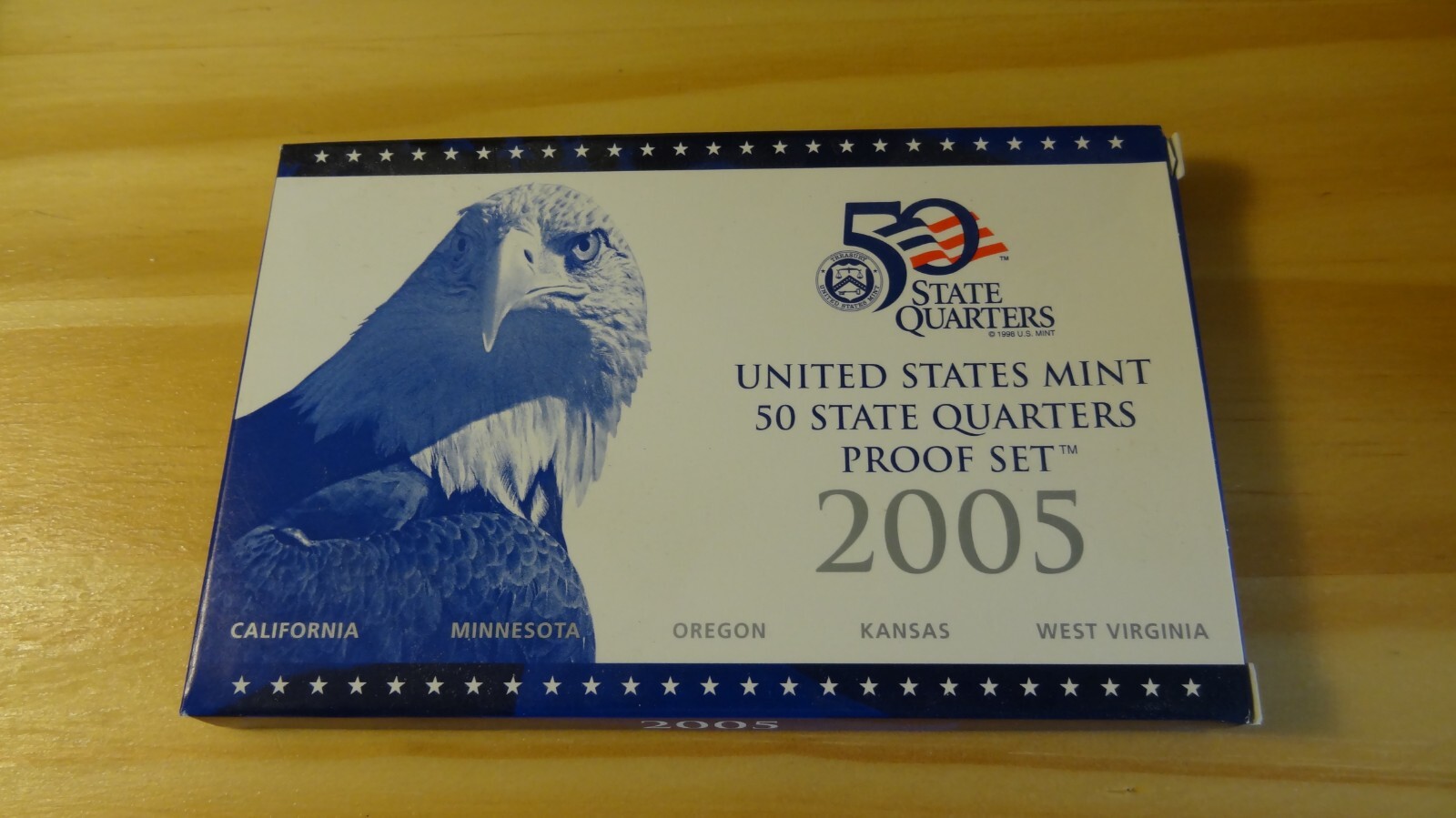 2005 US Clad Quarter Proof Set Coins in Original Mint Packaging