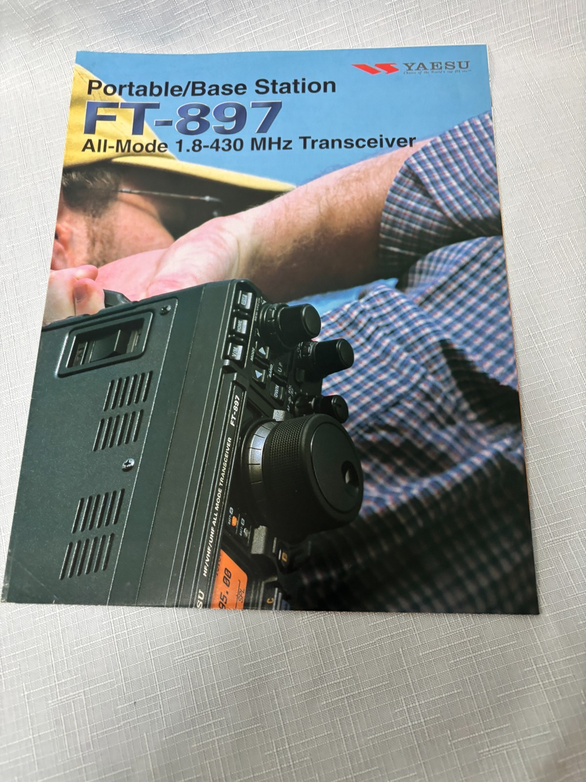 Yaesu FT-897 Transceiver Brochure, Factory Original, Excellent