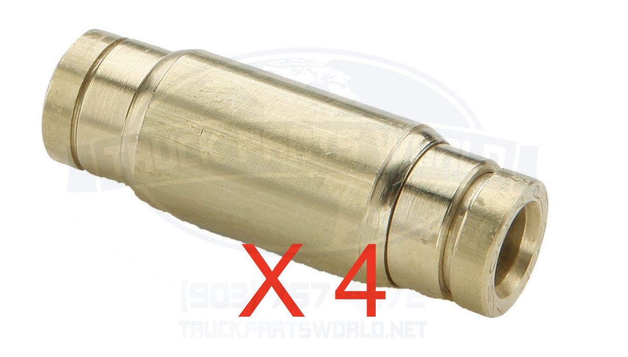 Lot of 4 Parker All Brass DOT  Prestomatic Air Brake Union 3/8 By 3/8 62pmt-6
