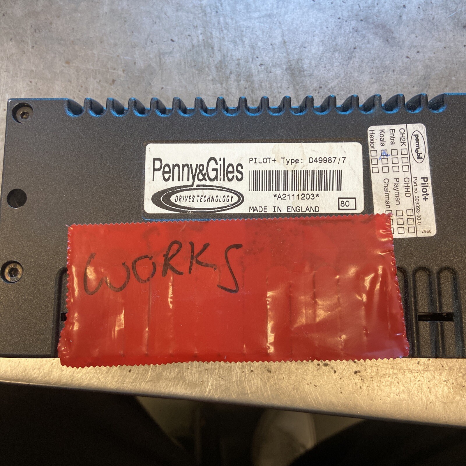 PG drives controller Power module pilot + D49987.7 PERMOBIL C400 D49987/7