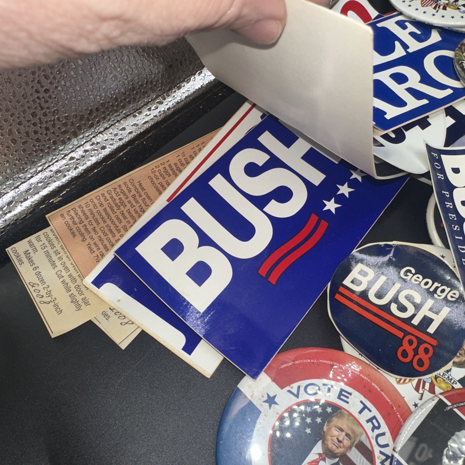 Political Collectibles Buttons Stickers Collection Lot 80’s To 10’s