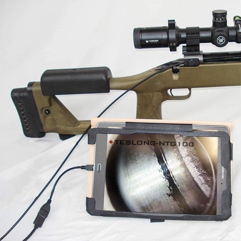 Digital Borescope Rifle Inspection HD Camera W/ LED Lights & Side-Mirror New