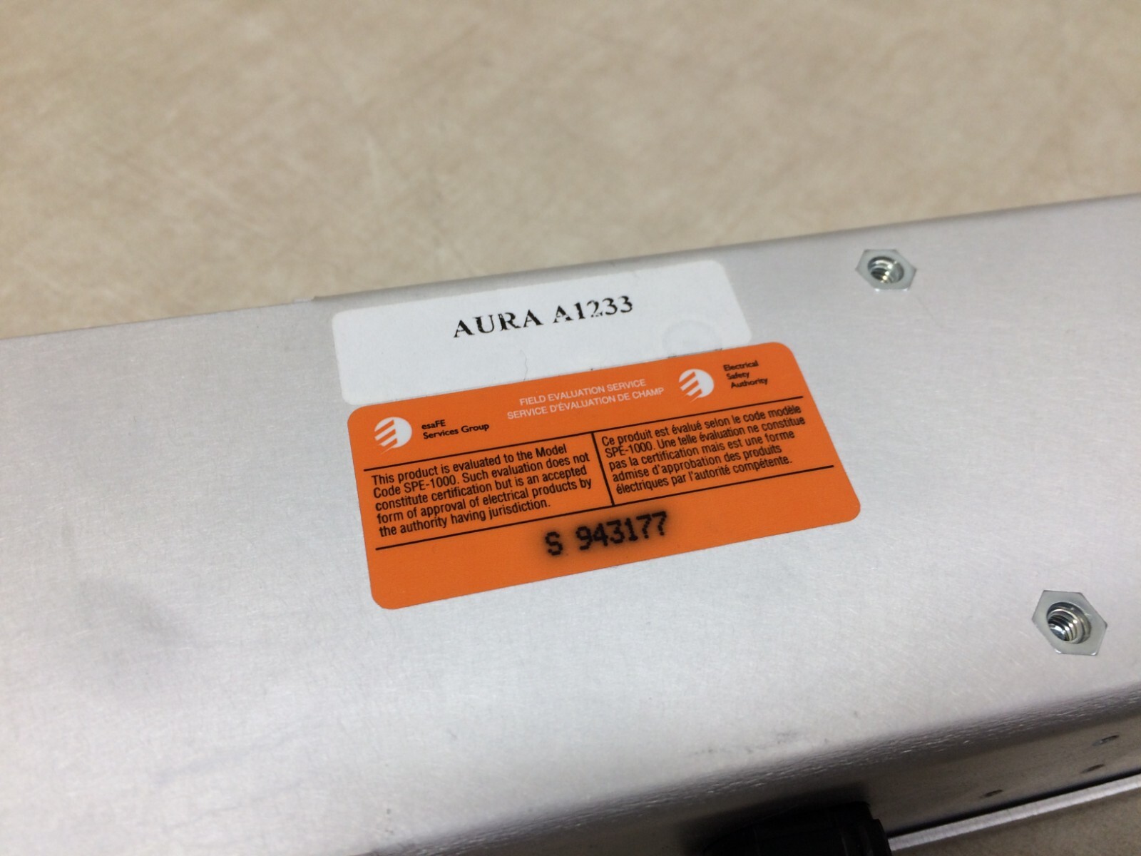 Armodilo AURA Kiosk Panel Power Supply Backlit A1233 Display