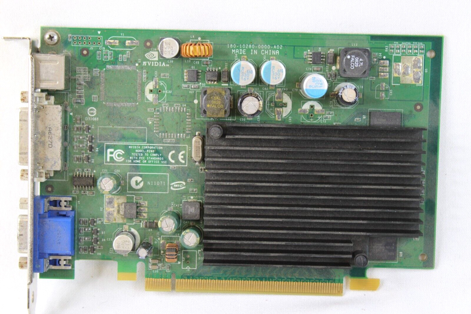 Nvidia P280 VGA Dell CN-0DK315-13740-68P-03ED Video Graphics Card