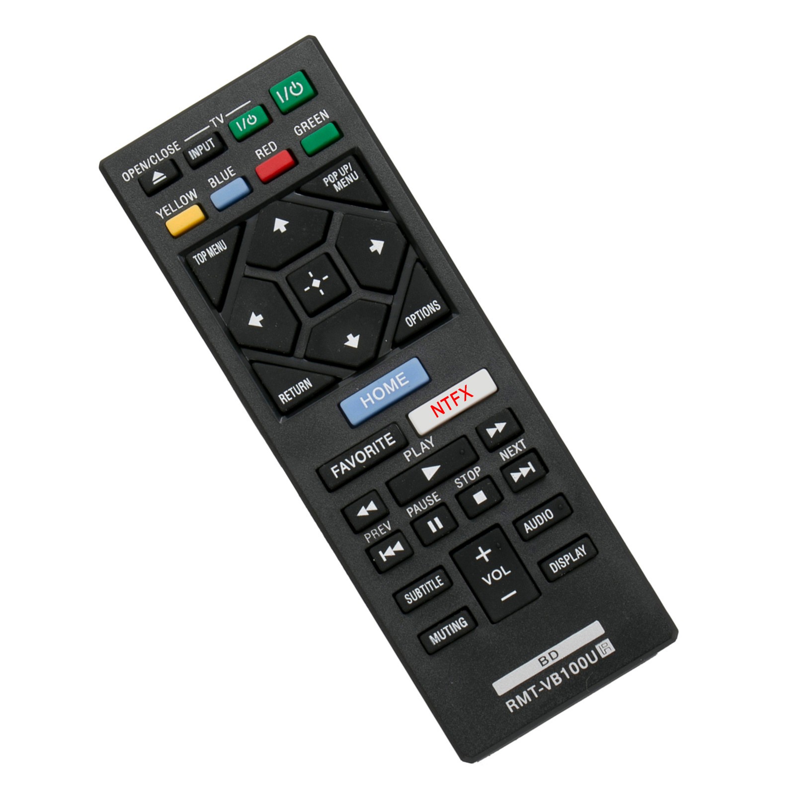 US RMT-VB100U Remote Control for Sony BDP-S5500 BDP-S6500 Blu-ray DVD Player