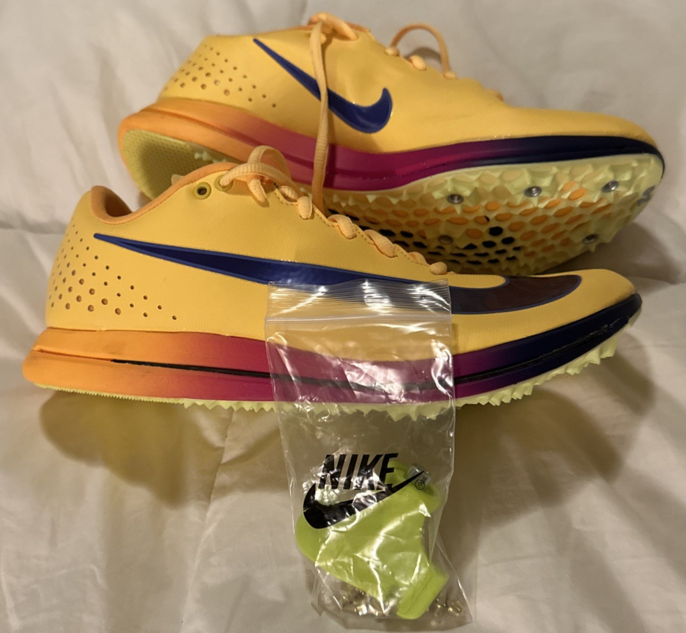NEW w/ Legal Spikes Nike Zoom Elite 3 Track & Field Jumping Men 10.5 HV6425-800