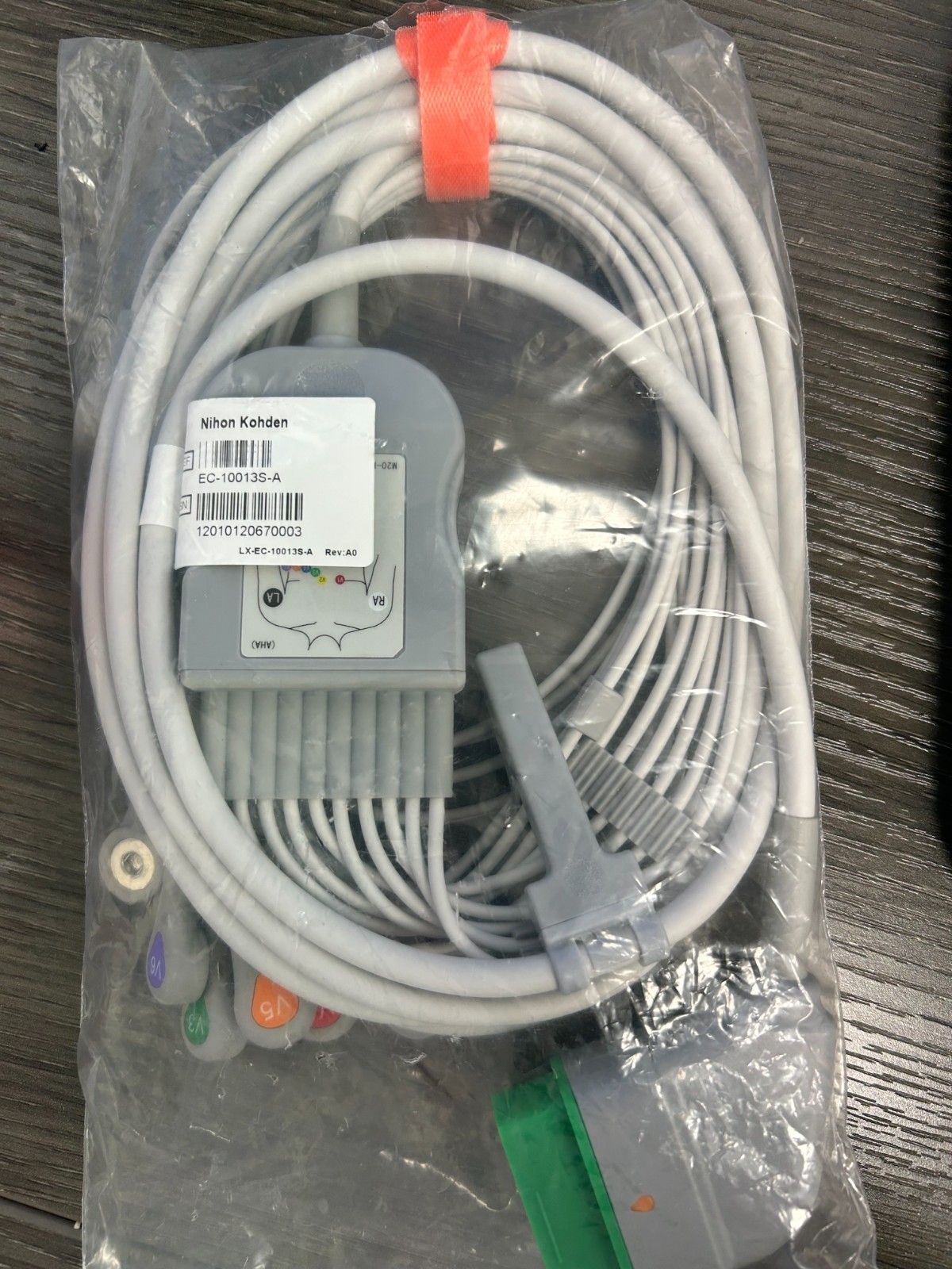Nihon Kohden OEM 10-Leads REF EC-10013S-A Brand New