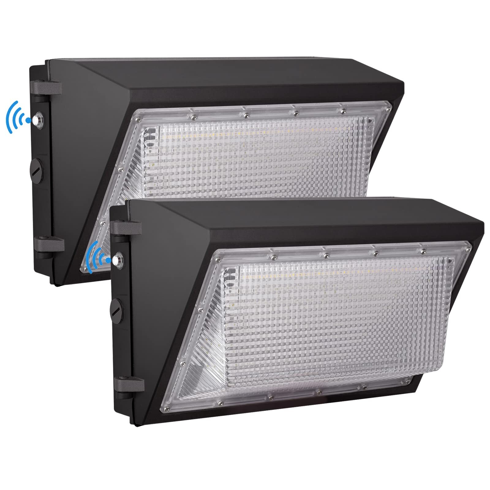 LED Wall Pack Light with Dusk to Dawn Photocell,100W 13000LM 5000K Daylight W...