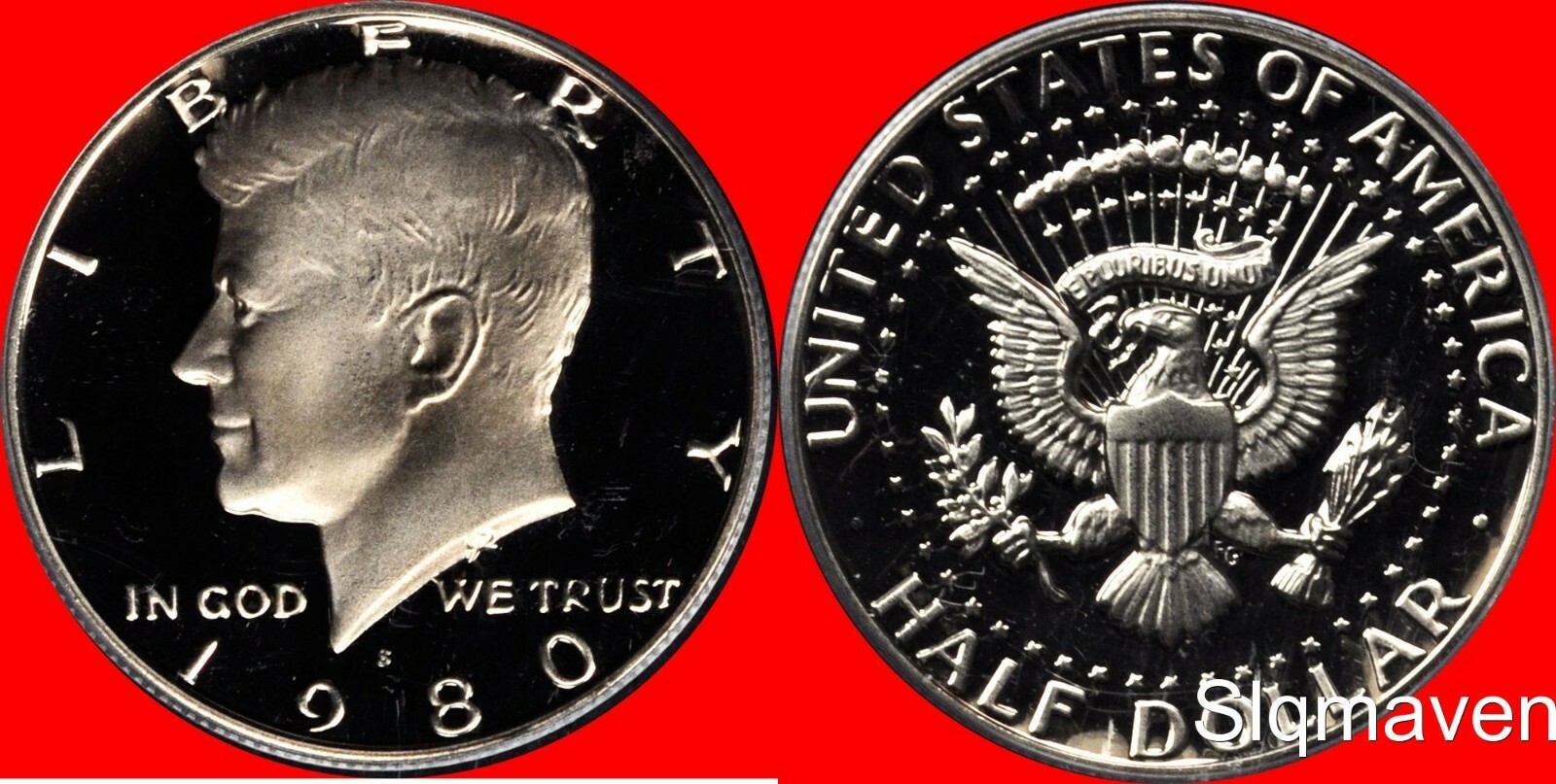1980 S Clad Kennedy Half Dollar Deep Cameo Gem Proof