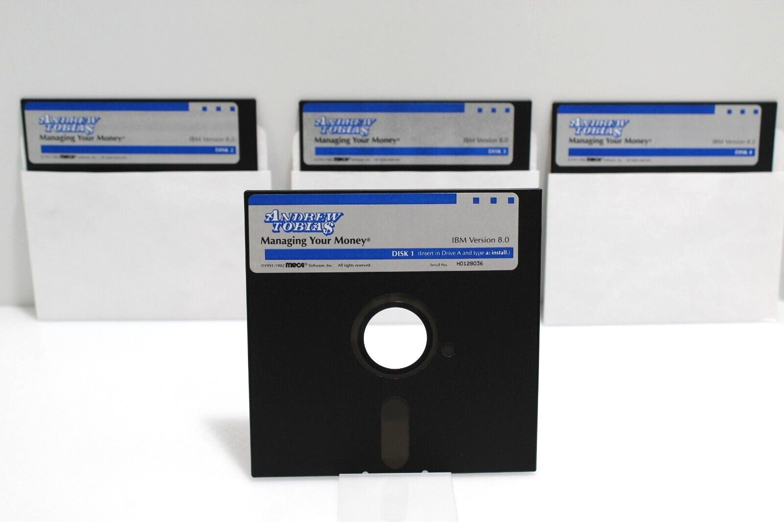 Andrew Tobia$: Managing Your Money - 5 1/4" Floppy Disks - IBM Ver. 8.0
