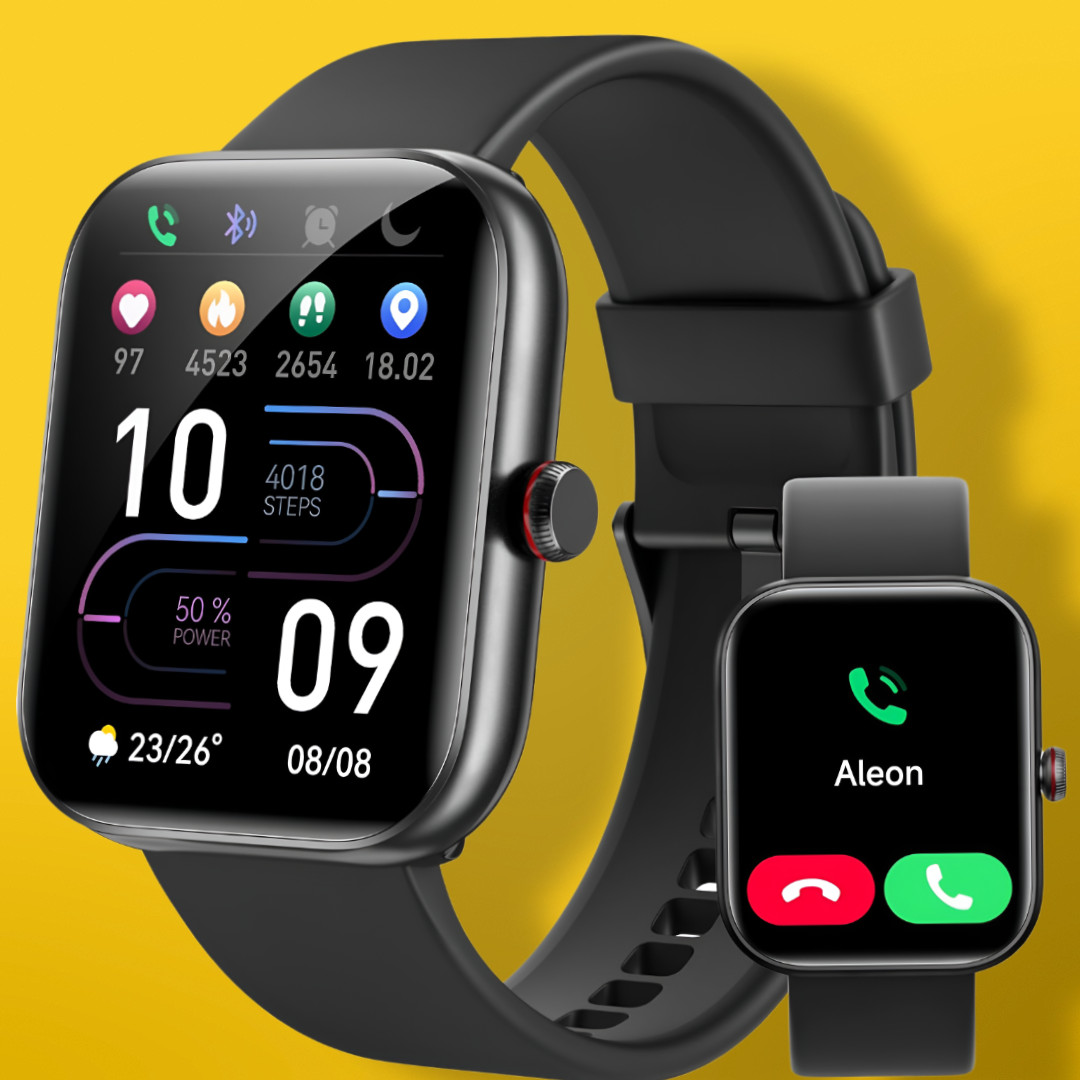 Smart Watch for Women Men 1.91" HD Bluetooth Alexa Fitness Tracker 105+ Sports