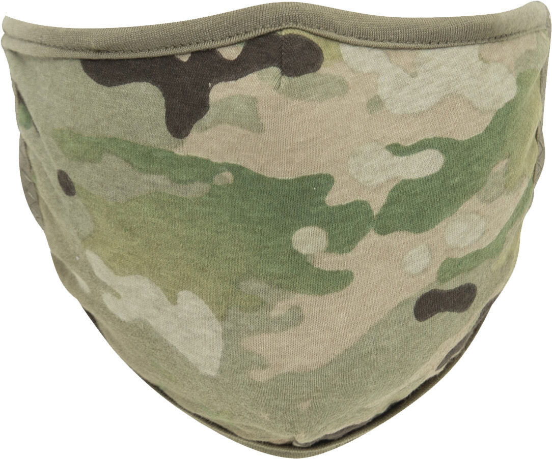 MultiCam/Coyote Reusable Face Mask 3 Layer Reversible Flexible Face Cover