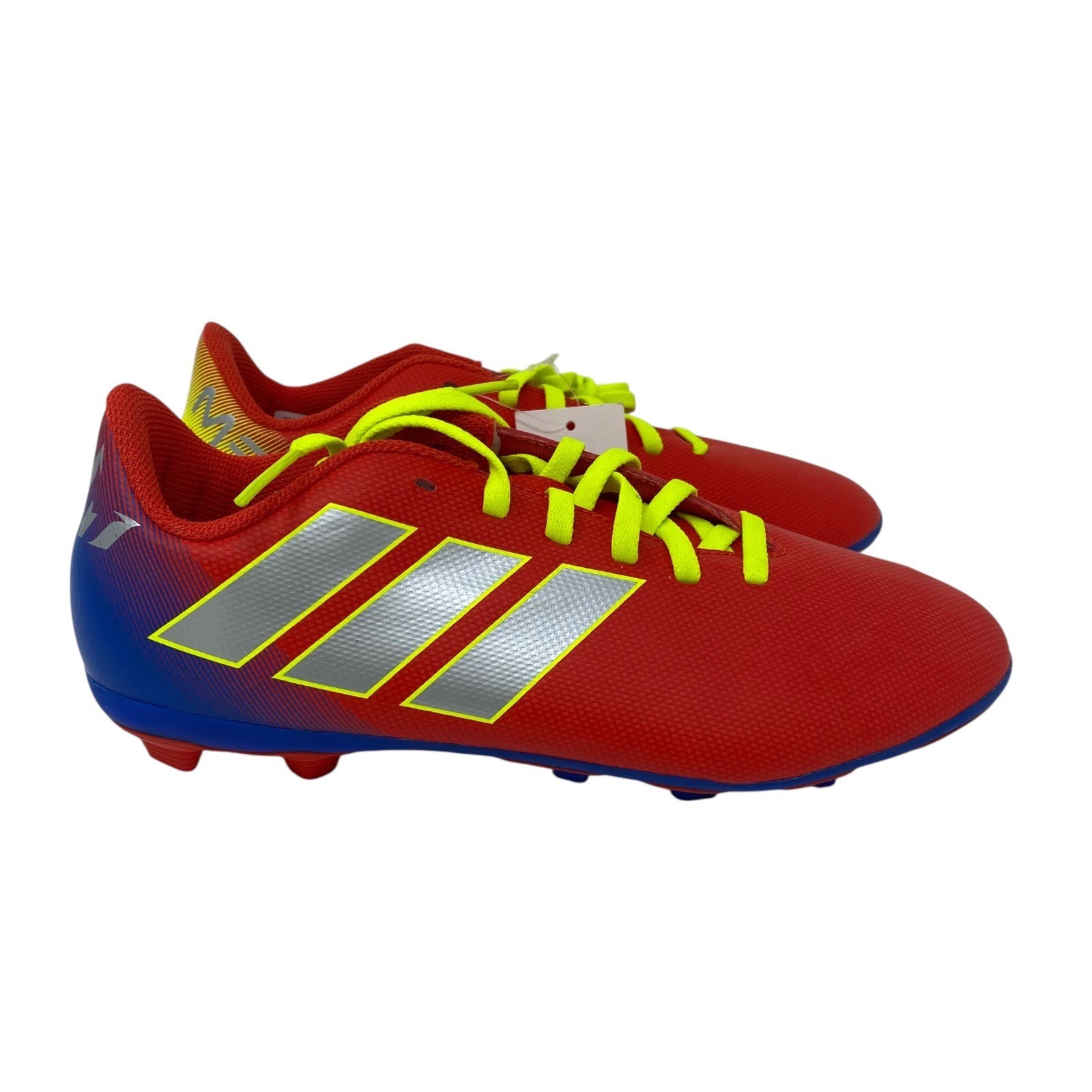 Adidas Nemeziz Messi 18.4 Soccer Cleats Red Blue Yellow CM8630 Mens 6 Womens 7.5
