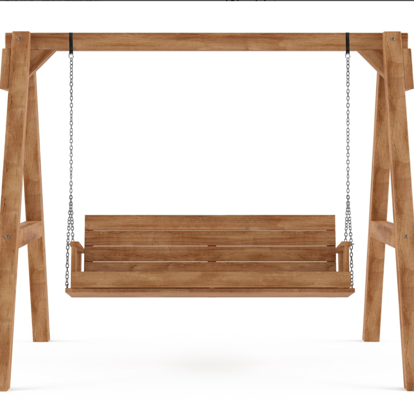 Heavy Duty Swing Hangers, Wooden 180° Swing Set Accessories Hammock Capacity ...