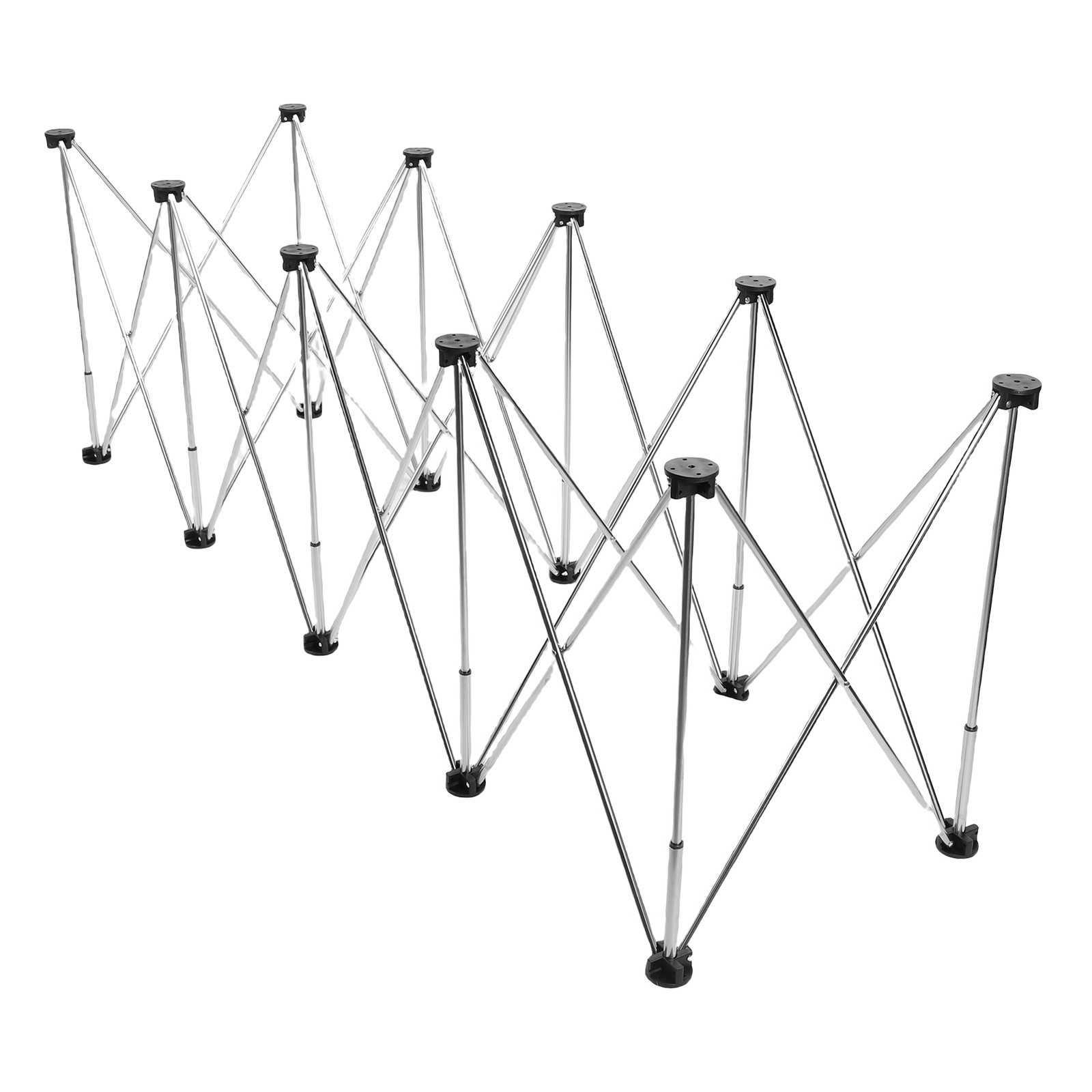 Portable Folding Workbench 10 Legs 1000kg Load For Woodworking Construction
