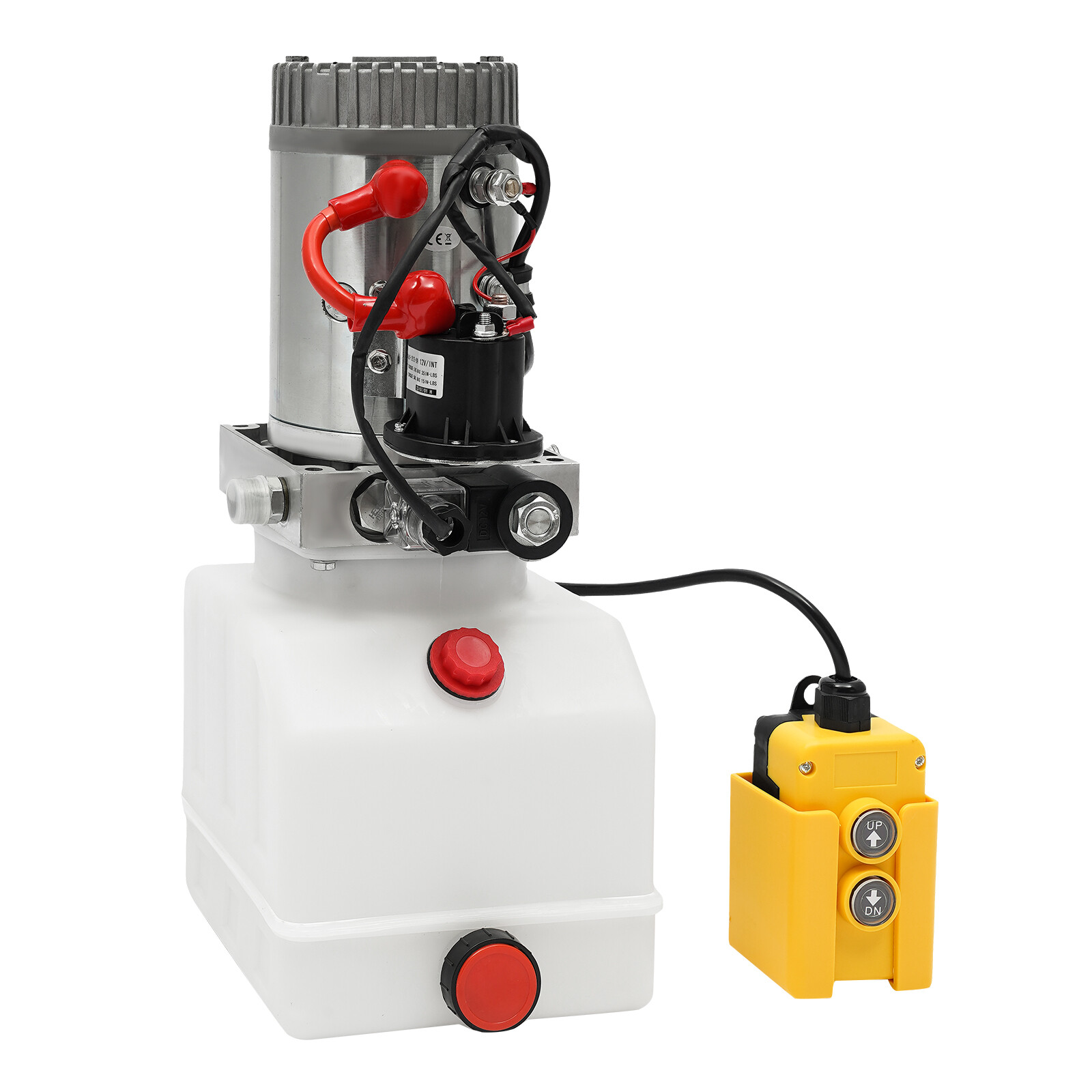 Electric Hydraulic Pump 12V, Compact Power Unit with Remote Control