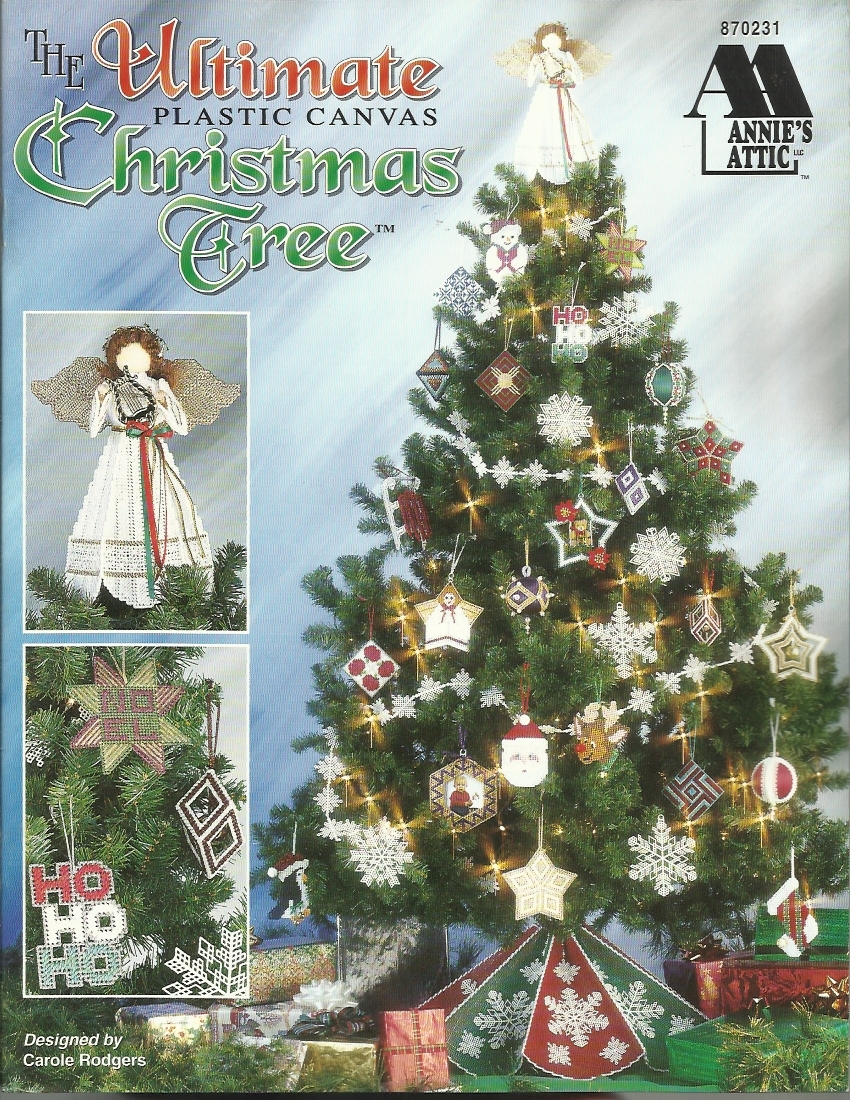 The Ultimate Plastic Canvas Christmas Tree Carole Rodgers Ornaments Angel Skirt