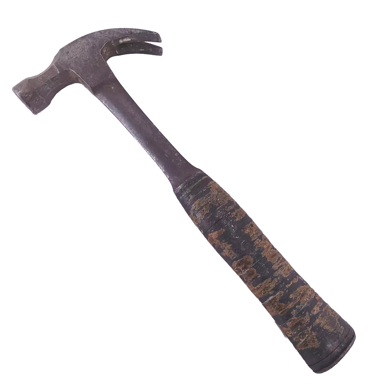 Vintage Craftsman Claw Hammer Genuine Stacked Leather Handle See Photos