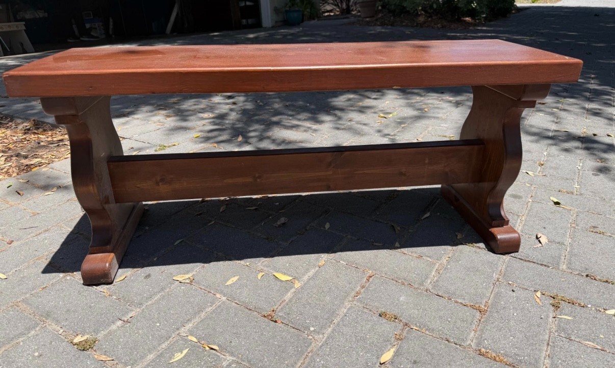 Rustic Wood Bench