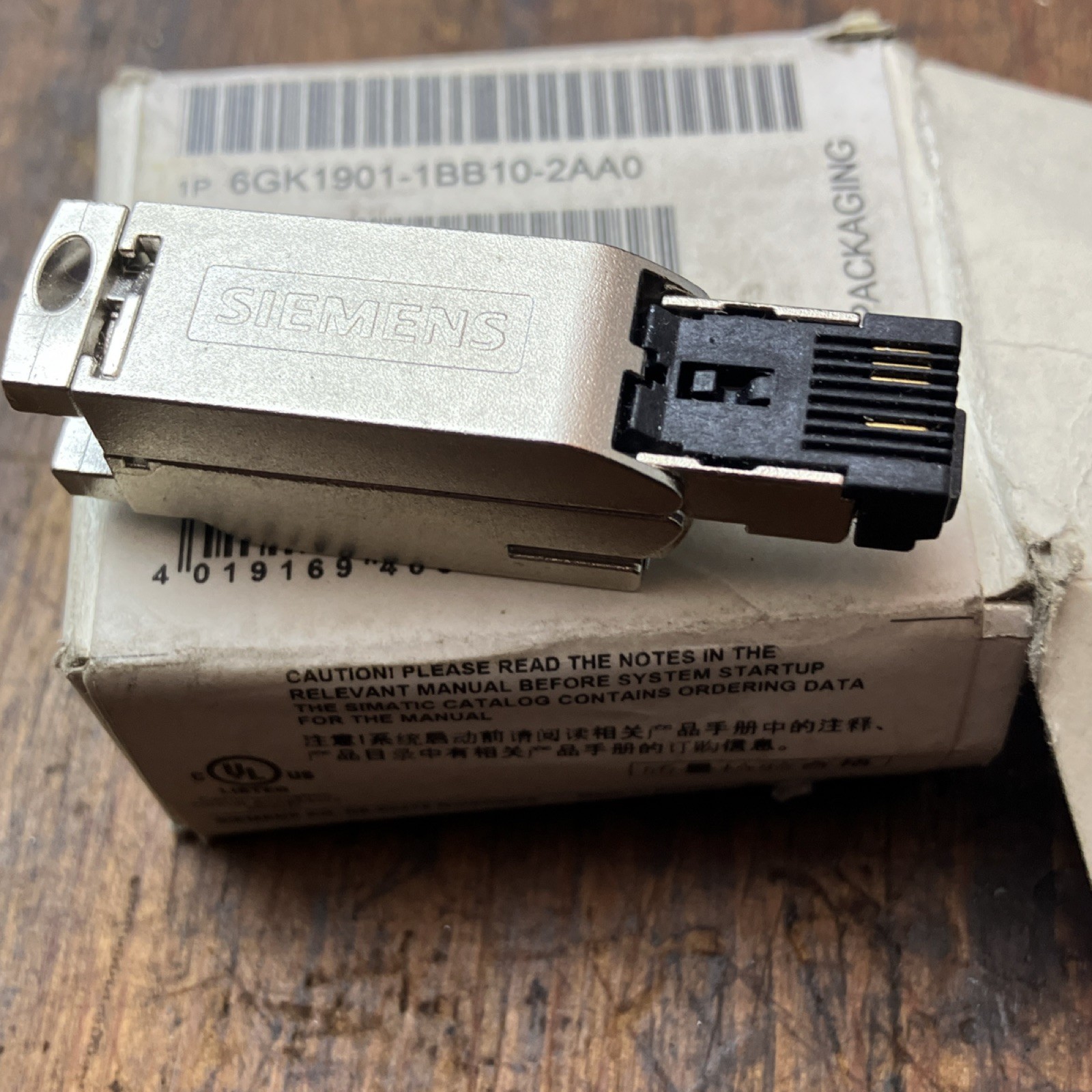 Siemens IE FC RJ45 Plug 180 Cable Assembly PROFINET 6GK1901-1BB10-2AA0
