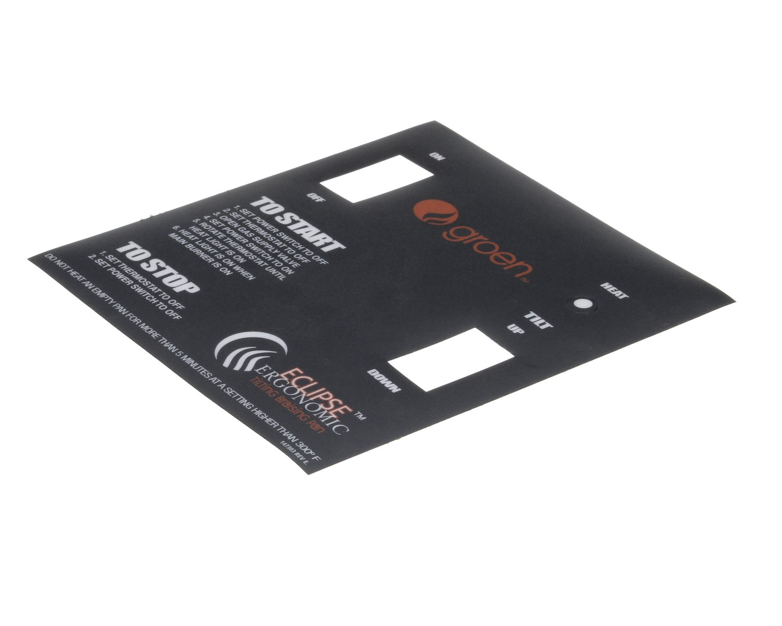 Groen Overlay, Braising Pan, Power Tilt-Gas 147303 - Free Shipping + Geniune OEM