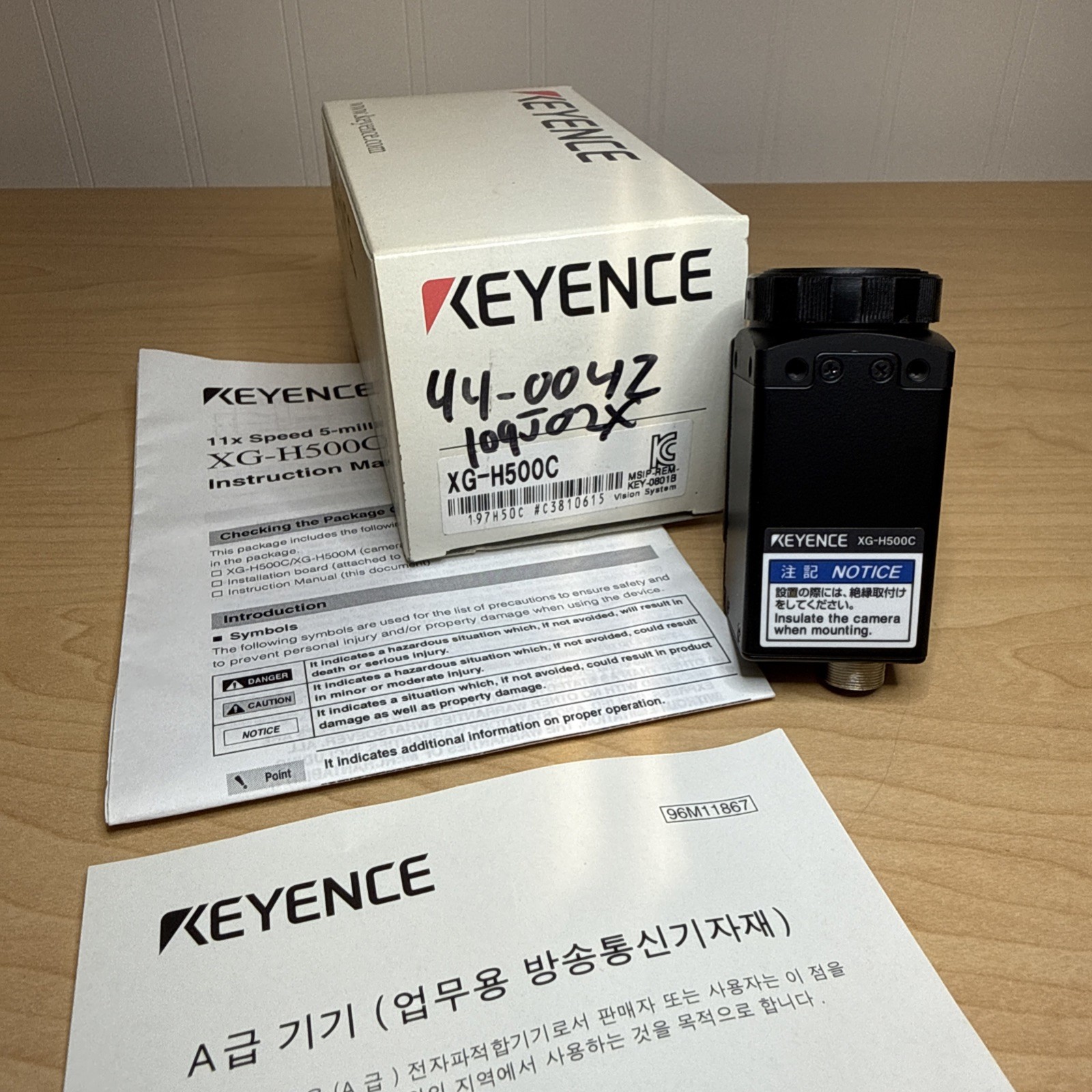 NEW! Keyence XG-H500C High Speed Color Vision System Camera 11x Speed 5MM Pixel
